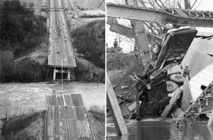 Puente caído visto en el sueño